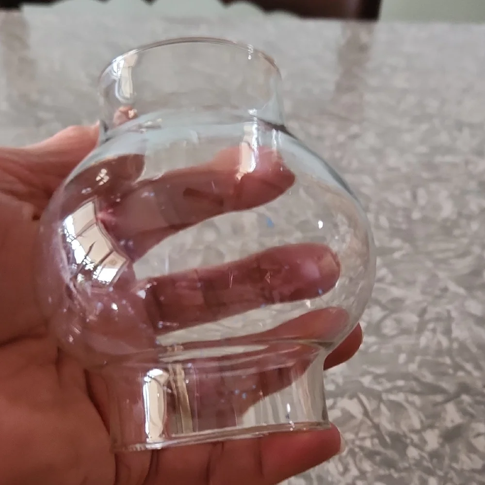 Elegant Clear Glass Globe